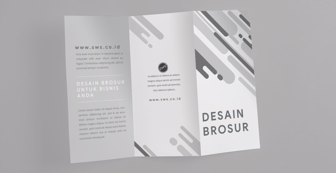 cara membuat desain brosur